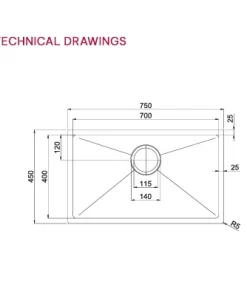 Chậu rửa bát Paul Schmitt PA7545 U