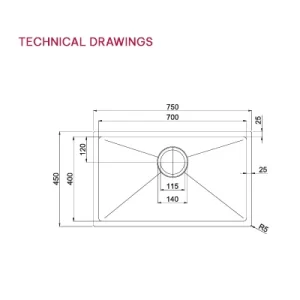 Chậu rửa bát Paul Schmitt PA7545 U