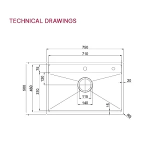 Chậu rửa bát Paul Schmitt PA7550 TDA