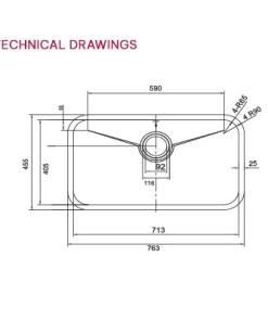 Chậu rửa bát Paul Schmitt PAM7645 UE - 8 Chậu rửa bát Paul Schmitt PAM7645 UE