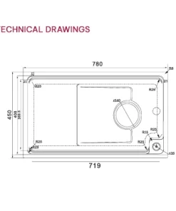 Chậu rửa bát Paul Schmitt PAM7845 UM - 6 Chậu rửa bát Paul Schmitt PAM7845 UM