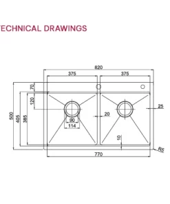 Chậu rửa bát Paul Schmitt PA8250 TD
