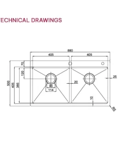 Chậu rửa bát Paul Schmitt PA8850 TD - 5 Chậu rửa bát Paul Schmitt PA8850 TD