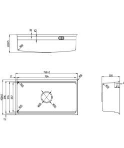 Chậu rửa chén Höchste Maadela MDS 7643FSU Bodensee