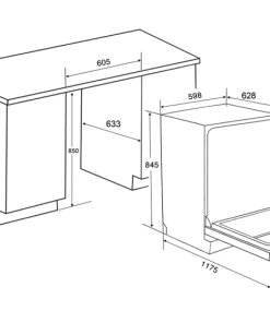 Máy rửa bát Spelier SP 15 DW B/HA - 12 Máy rửa bát Spelier SP 15 DW-B/HA
