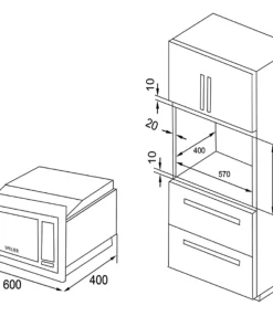 Lò vi sóng Spelier SP 8206EU