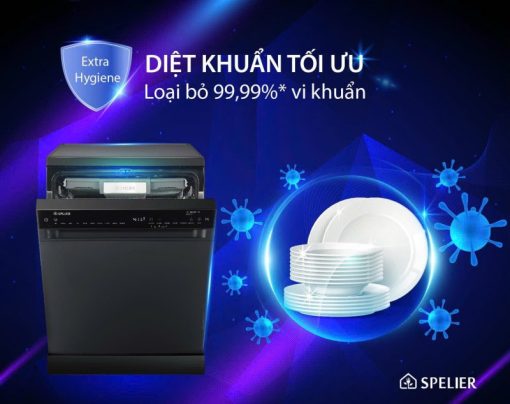 Máy rửa bát Spelier SP 16DWKT/B - 9