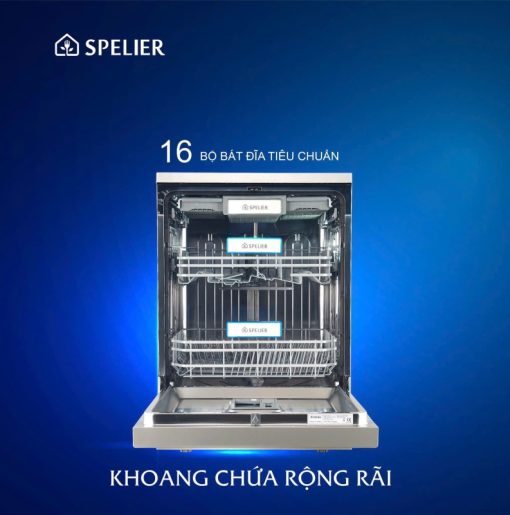Máy rửa bát Spelier SP 16DWKT/B - 14