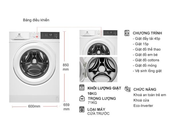 Máy giặt Electrolux EWF1024D3WC