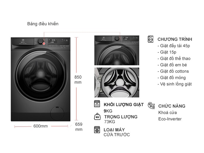 Máy giặt Electrolux EWF9023P5SC