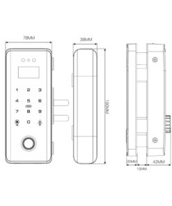 Khóa thông minh Demax SL900 G Black tiêu chuẩn Đức - 37