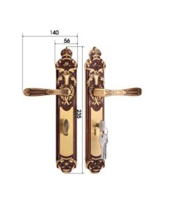 Khóa cửa chính DEMAX CLK206 Brass tiêu chuẩn Đức - 12 Khóa cửa chính DEMAX CLK206 Brass tiêu chuẩn Đức - 11