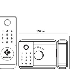 Khóa điện tử Huyndai HB CC68 DARK GRAY