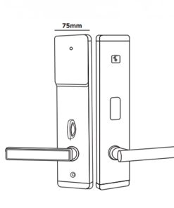 Khóa điện tử Hubert HB KSCG82 SILVER