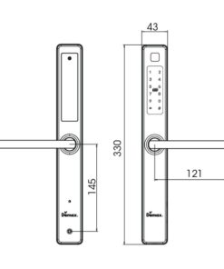 Khóa thông minh DEMAX SL-C102 SB tiêu chuẩn Đức - 24 Khóa thông minh DEMAX SL-C102 SB tiêu chuẩn Đức - 23