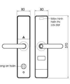 Khóa thông minh DEMAX SL628 AC tiêu chuẩn Đức - 15