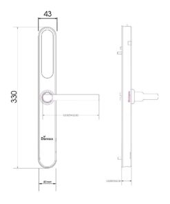 Khoá khách sạn DEMAX HSL330 SS tiêu chuẩn Đức - 20 Khoá khách sạn DEMAX HSL330 SS tiêu chuẩn Đức - 19