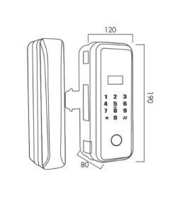 Khóa vân tay Kassler KL 569 APP Remote - 6 Khóa vân tay Kassler KL 569 APP Remote
