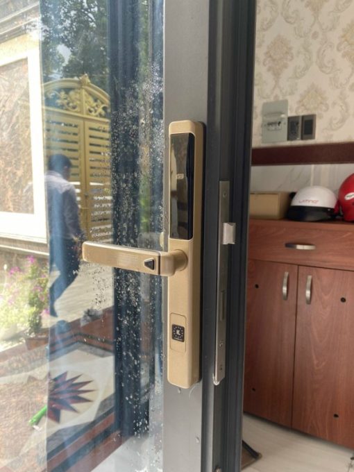 Khóa cửa nhôm Kassler KL599 LX CHAMPAGNE