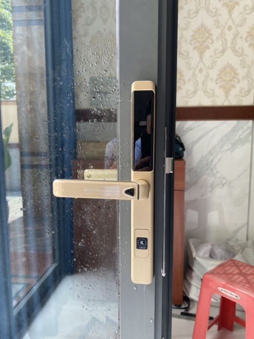 Khóa cửa nhôm Kassler KL599 LX CHAMPAGNE