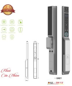 Khóa vân tay Kassler KL 599 VF GREY - 4 Khóa vân tay Kassler KL 599 VF GREY