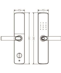 Khoá cửa điện tử Kassler KL 600 PG