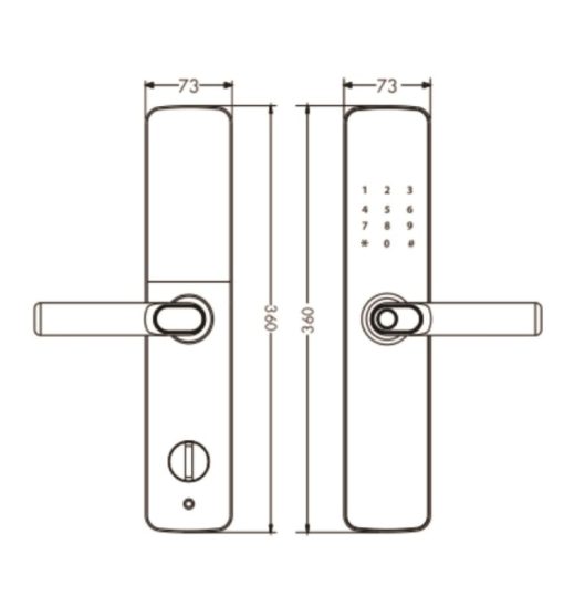 Khoá cửa điện tử Kassler KL 600 PG