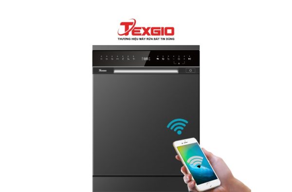 Máy Rửa Chén Texgio Dishwasher TGFPCM795B Smart 14 Bộ WIFI Sấy Khí Nóng Diệt Khuẩn UV - 1