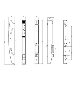 Khóa thông minh Demax SL902 BL tiêu chuẩn Đức - 35
