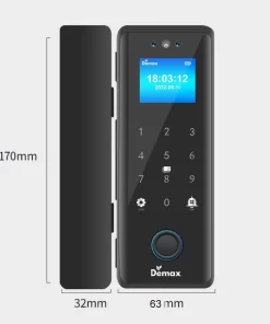 Khóa vân tay cửa kính Demax SL900 G-SD tiêu chuẩn Đức - 35