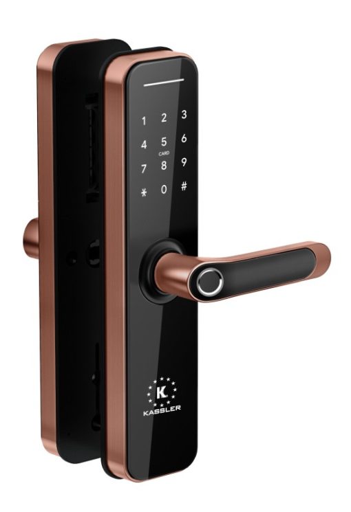 Khóa vân tay Kassler KL 696 APP RED BRONZE