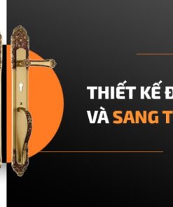 Khóa cửa chính DEMAX CL805B Brass 24K tiêu chuẩn Đức - 12 Khóa cửa chính DEMAX CL805B Brass 24K tiêu chuẩn Đức - 11