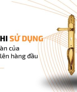 Khóa cửa chính DEMAX CL806 Brass 24K tiêu chuẩn Đức - 11