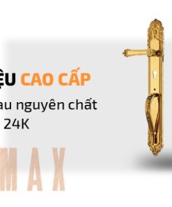 Khóa cửa chính DEMAX CL806 Brass 24K tiêu chuẩn Đức - 15