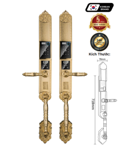 Khóa điện tử HYUNDAI HY SLC8820 Gold - 6 Khóa điện tử Huyndai HY SLC8820 Gold