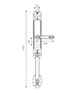 Khóa đại sảnh Kassler KL 979 G - 10 Khóa đại sảnh Kassler KL 979 G