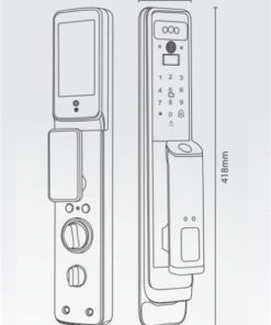 Khóa điện tử Kassler KL 838 SILVER BLUE