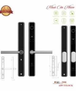 Khóa cửa nhôm Kassler KL 599IB APP TTLOCK