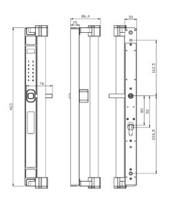 Khóa thông minh DEMAX SL808 BN LUX tiêu chuẩn Đức - 21