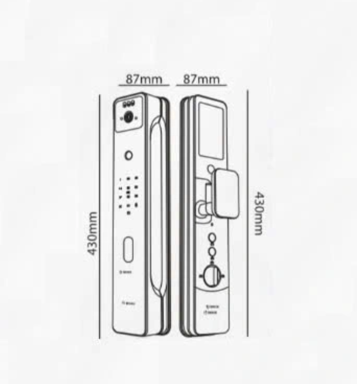 Khóa cửa điện tử Bosch FU8 Plus Black