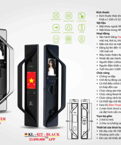 Khóa điện tử Kassler KL 82T BLACK