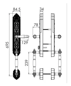 Khóa đại sảnh Kassler KL 939F PRO