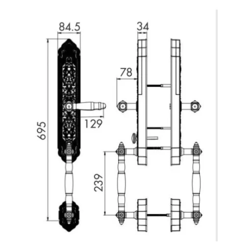 Khóa đại sảnh Kassler KL 939F PRO