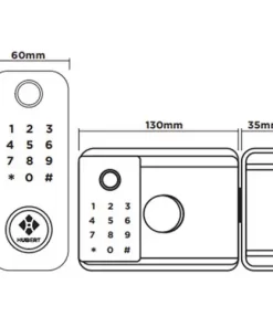 Khóa điện tử HYUNDAI HY SLN002 BLACK - 7 Khóa điện tử Huyndai HY SLN002 BLACK