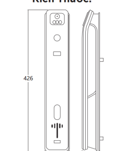 Khóa điện tử HYUNDAI HY SLA808F BLACK - 7 Khóa điện tử Huyndai HY SLA808F BLACK