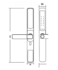 Khóa điện tử HYUNDAI HY SLS003 - 7 Khóa điện tử Huyndai HY SLS003