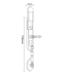 Khóa điện tử Hyundai HY SLC8820 BRONZE - 5 Khóa điện tử Hyundai HY SLC8820 BRONZE