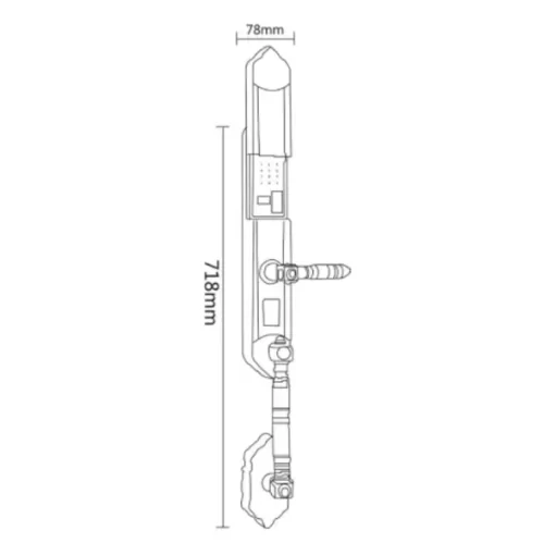 Khóa điện tử Hyundai HY SLC8820 BRONZE