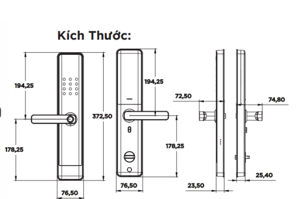 Khóa điện tử Huyndai HY SL007