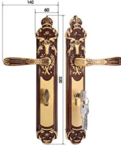 Khóa cửa chính DEMAX CLK306 Brass tiêu chuẩn Đức - 8 Khóa cửa chính DEMAX CLK306 Brass tiêu chuẩn Đức - 7